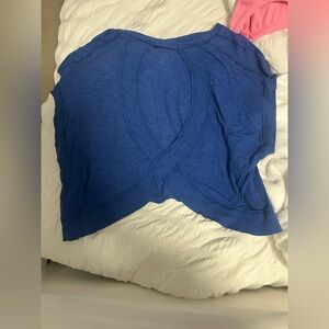 FP Movement by Free People Blue Crop Top